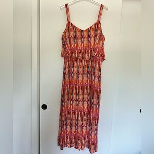 Caribbean Joe Maxi Sundress Spaghetti Strap